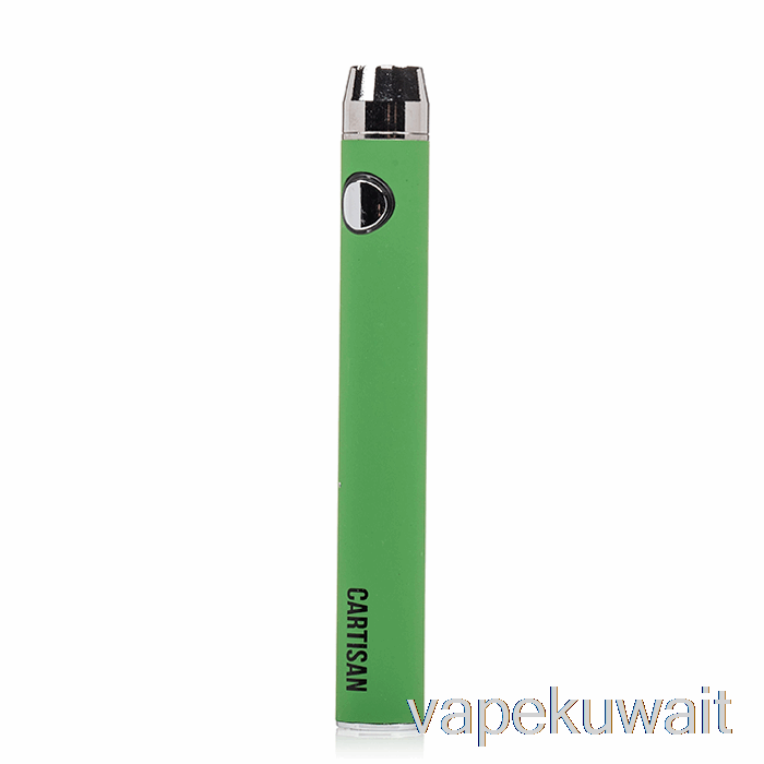 زر كارتيزان Vv 900 شحن مزدوج 510 بطارية [مايكرو] مجموعة جرابات Vape الخضراء
